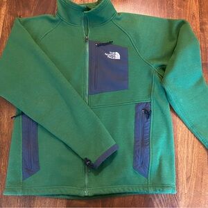 The North Face Forest Green and Charcoal Performance Jacket